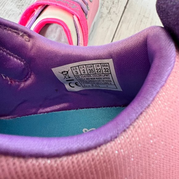 Skechers Twinkle Toes Unicorn Charmed Girls Size 3 Light Up Sneakers NEW - Picture 9 of 12